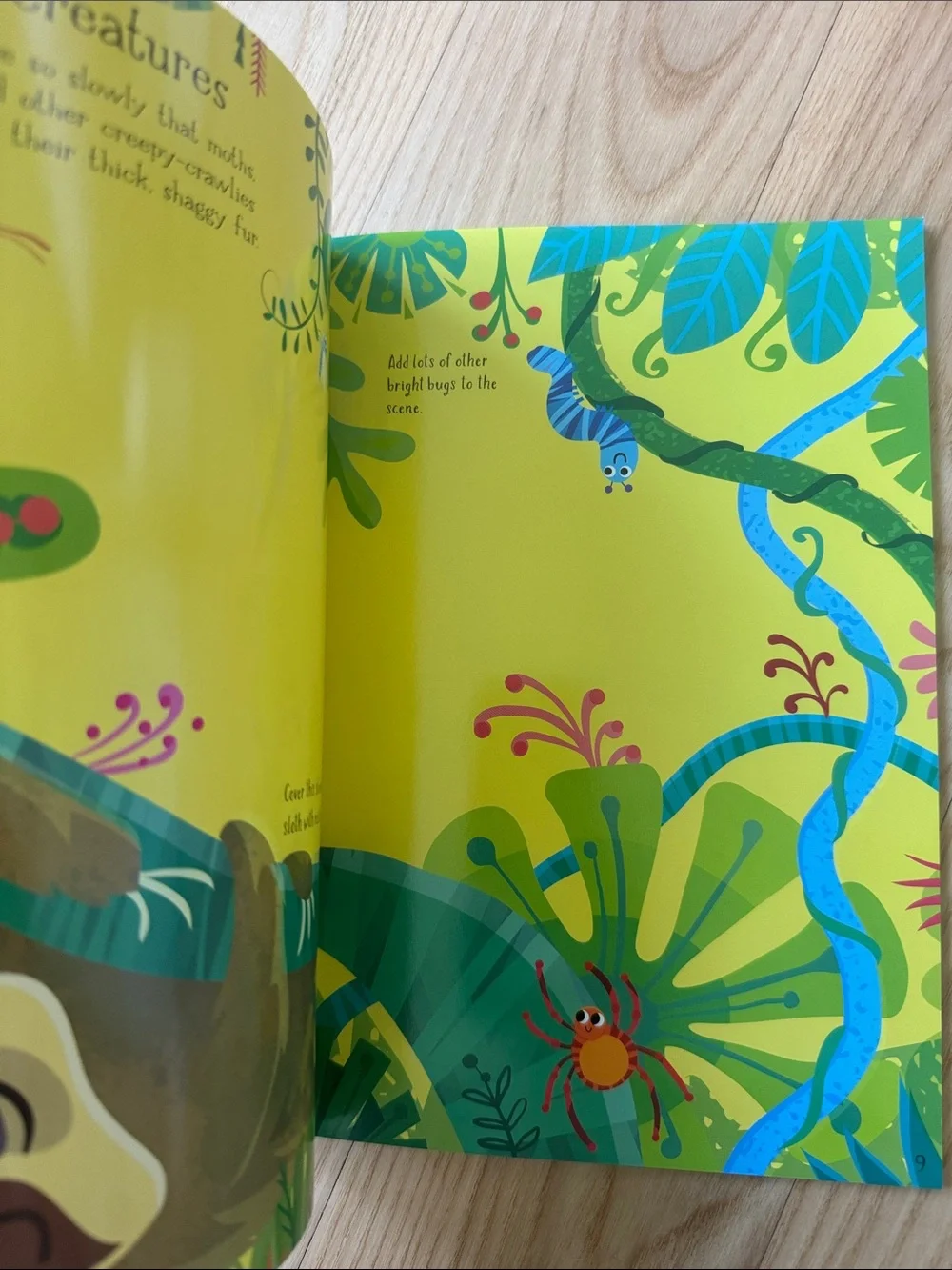 Usborne Activity Book Bundle 4 Look & Find Dinosaur Zoo Sloths Sticker Books